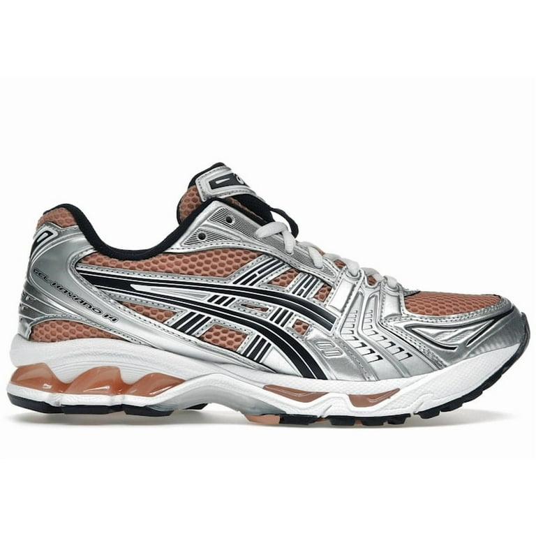 靴 ASICS GEL-KAYANO14 23cm ASICS Men's Gel-Kayano 14 Black Pure Silver Running Shoes