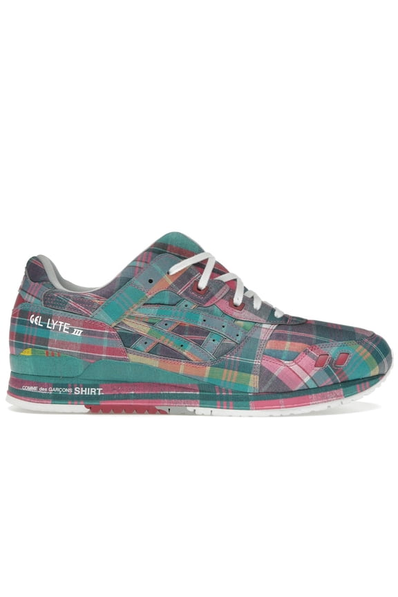 Men's Gel-Lyte III '07 Remastered Comme des Garçons SHIRT Pink Plaid Shoes, from StockX