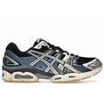 thumbnail image 1 of ASICS Men's Gel-Nimbus 9 Black Pure Silver Blue Shoes, from StockX, 1 of 5
