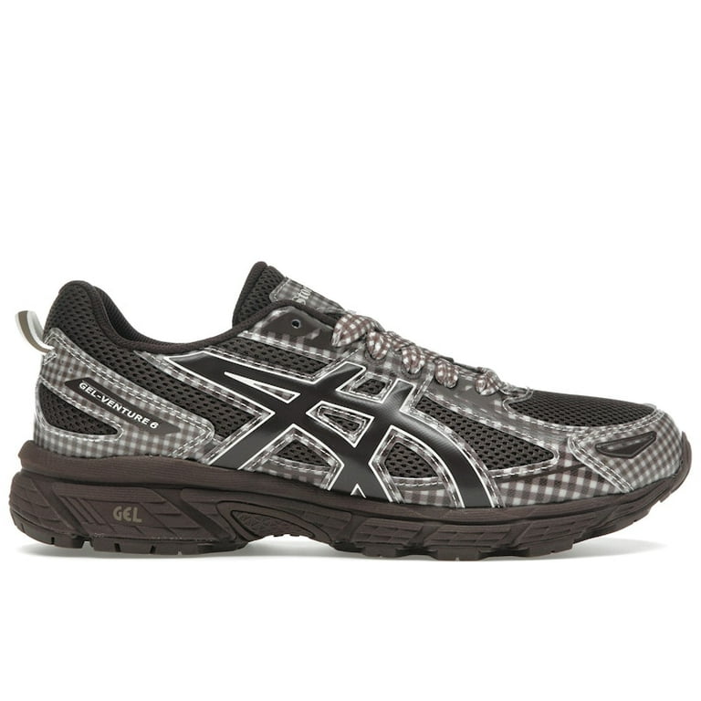 ASICS Men's Gel-Venture 6 Story mfg. Reddish Brown Gingham