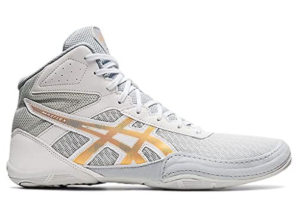 ASICS Men's Matflex 6 Wrestling Shoes, 13, Glacier Grey/Pure Gold