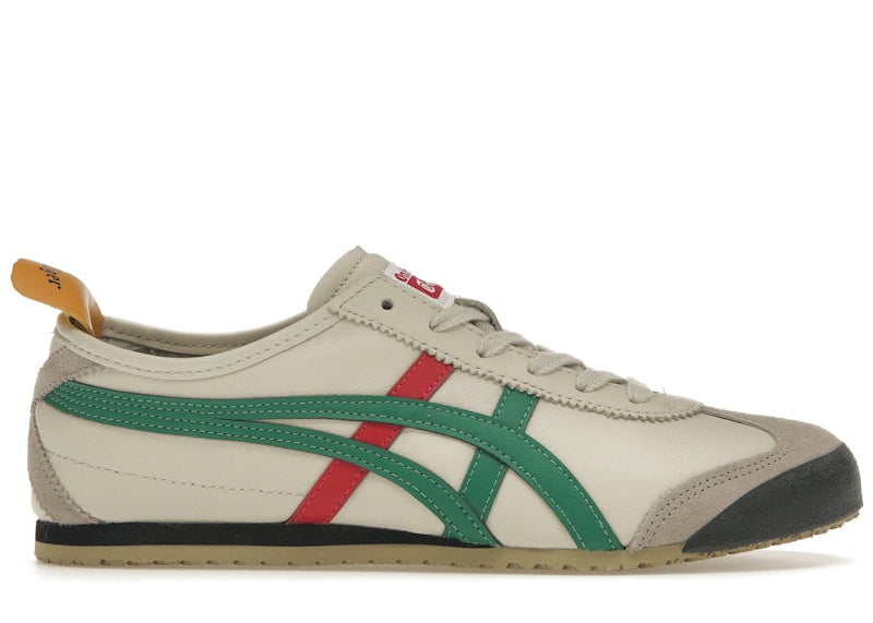 ASICS Men's Onitsuka Tiger Mexico 66 Birch Green Red Yellow