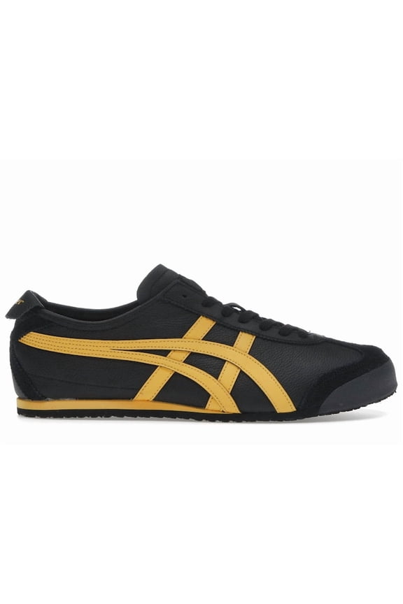 Men's Onitsuka Tiger Mexico 66 Black Yellow Running Shoes, from StockX