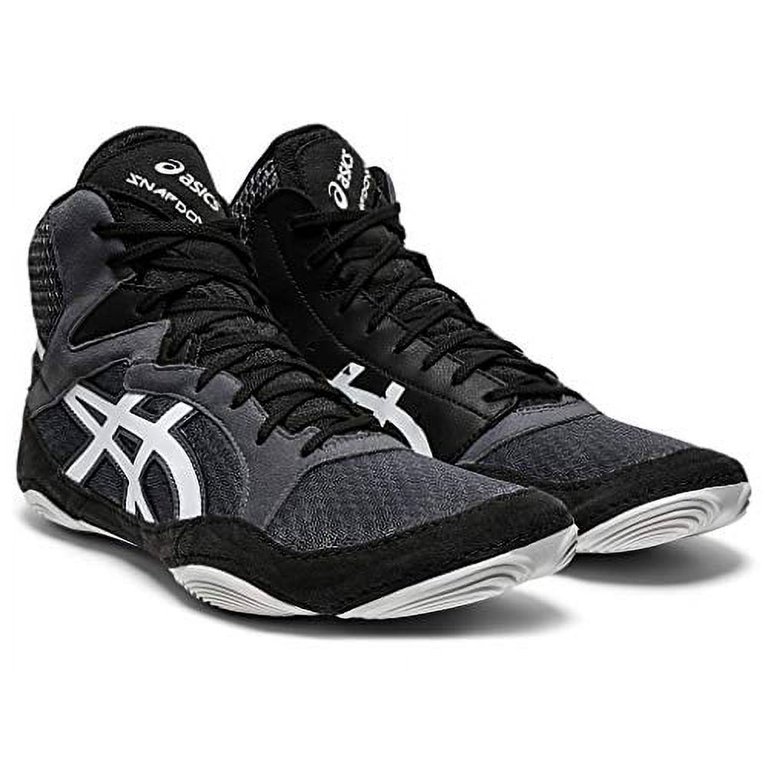 Grey asics wrestling store shoes