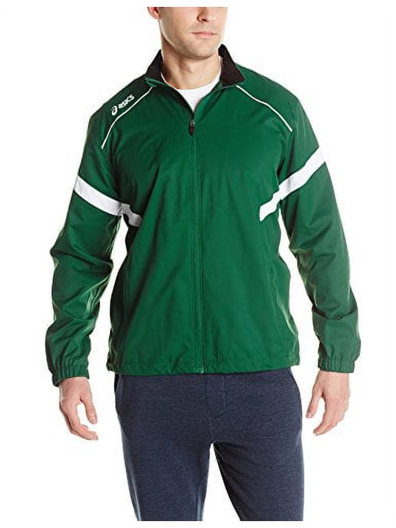 Men's Surge Warm-Up Jacket (Forest/White), Small
