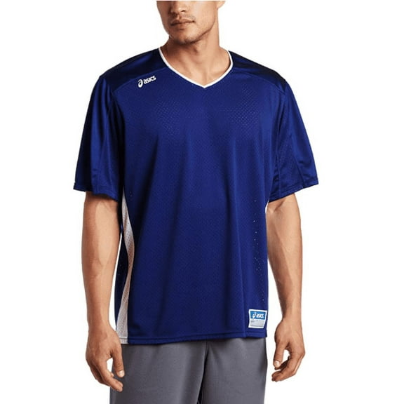 ASICS Men's Tango Jersey, Royal/White, Small