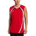 thumbnail image 1 of ASICS Mens 3-Tone Tank Top, Red, Medium, 1 of 6