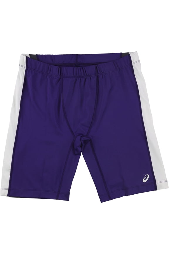 Mens Enduro Fitted Athletic Workout Shorts, Purple, X-Small