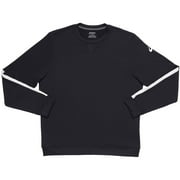 ASICS Mens French Terry Crew Sweatshirt, Black, X-Small