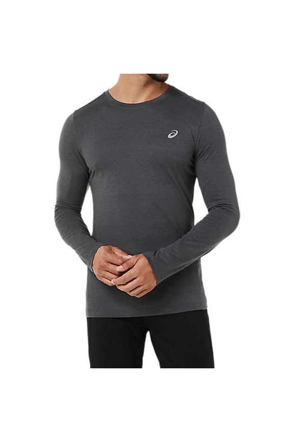 Mens Heather Tech Basic T-Shirt, Grey, Small