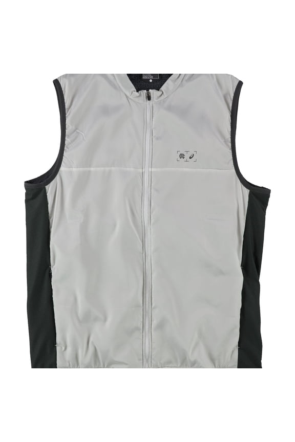 Mens Insulated Outerwear Vest, Grey, X-Large