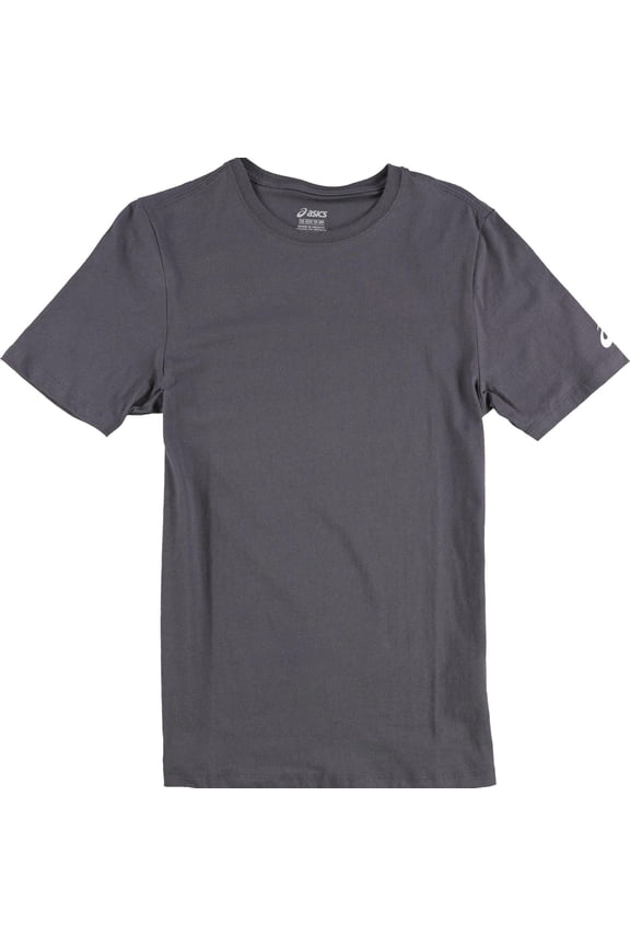 Mens Logo Basic T-Shirt, Grey, XXXX-Large