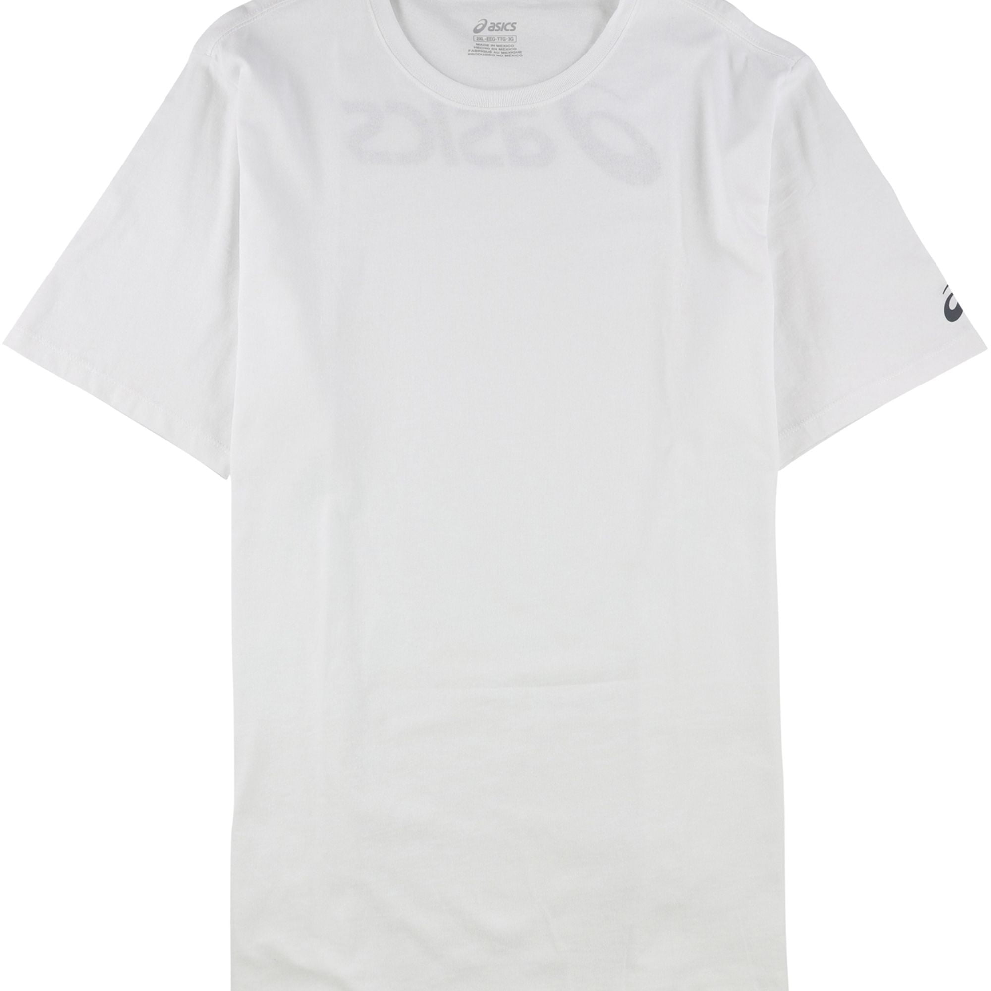 ASICS Mens Logo Basic T-Shirt, White, X-Large - Walmart.com