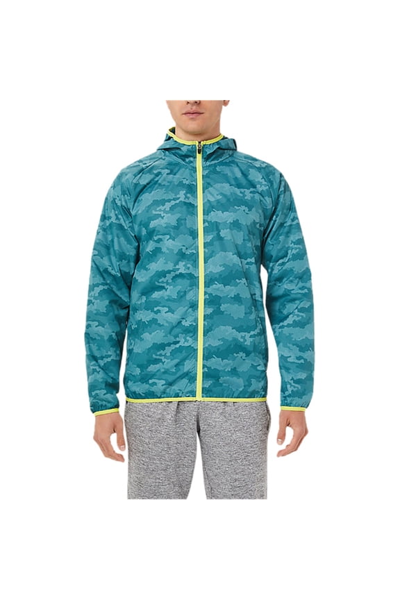 Mens Packable Jacket, Green, Small
