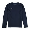 thumbnail image 1 of ASICS Mens Plain Logo Basic T-Shirt, Blue, X-Small, 1 of 2