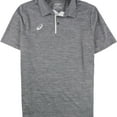 thumbnail image 1 of ASICS Mens Power Polo Shirt, Grey, Large, 1 of 2
