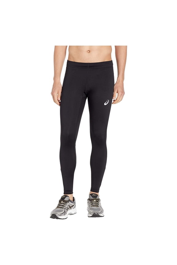 Mens Solid Base Layer Athletic Pants, Black, XX-Large