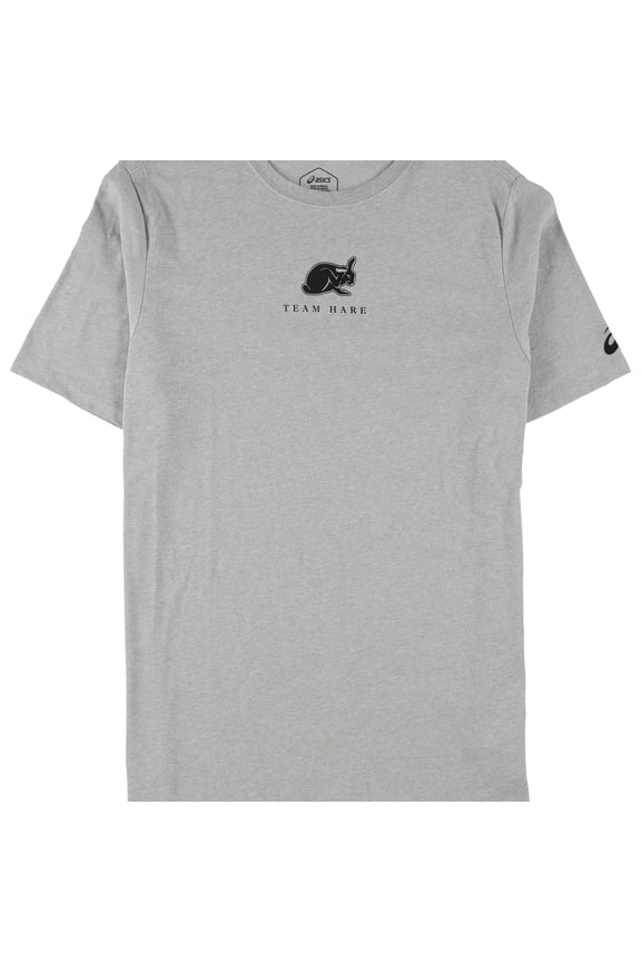 Mens Team Hare Graphic T-Shirt, Grey, Medium