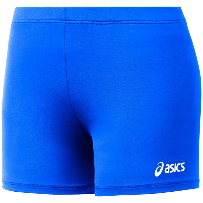 ASICS Women's 4? Court Short Volleyball Shorts (Royal, XXL