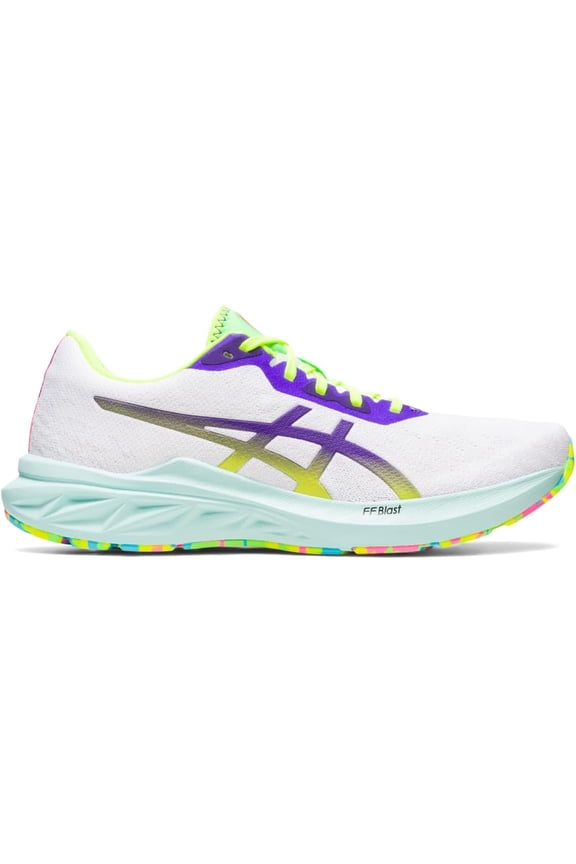 Women's DYNABLAST 2 Running Shoes, 9.5 US ( Medium ), White/Royal AZEL