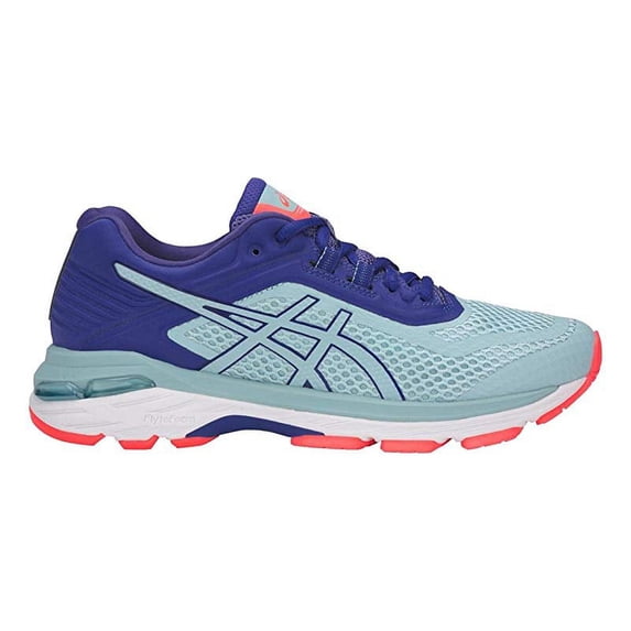ASICS Women's GT-2000 6 Running Shoe, Porcelain Blue/Blue/ASICS Blue, 6 B US