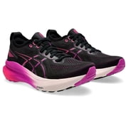 ASICS Womens Gel-Kayano 31 Running Shoes, Black/Bold Magenta, US 6 Medium