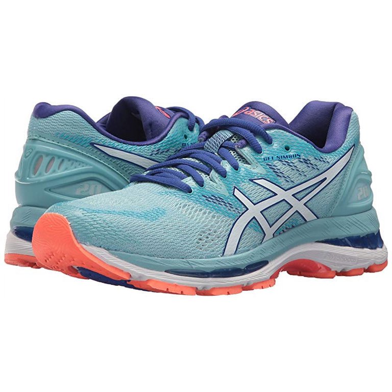 ASICS Women s Gel Nimbus 20 Running Shoes Porcelain Blue White