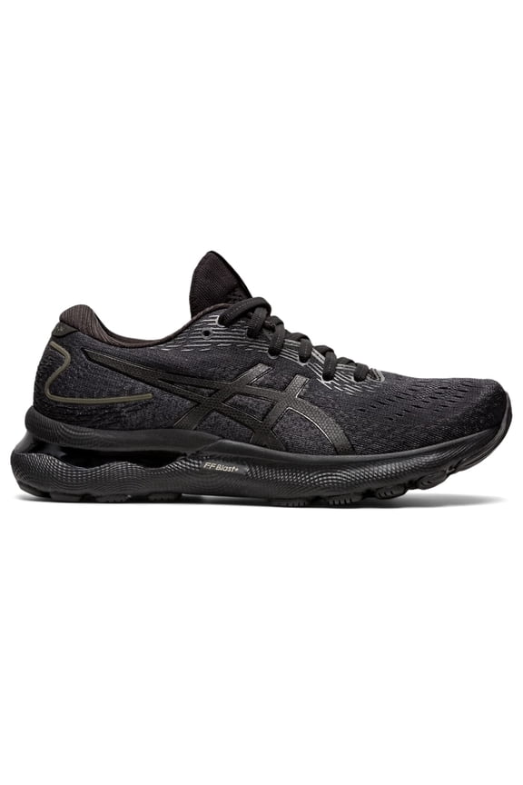 Women's Gel-Nimbus (R) 23 Running Shoes, 7.5 US ( WIDE ), Black/Black