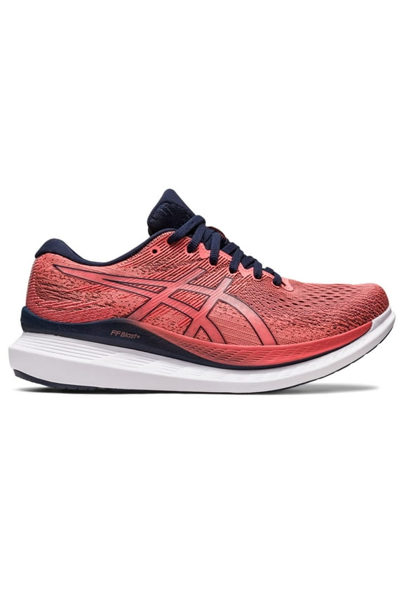Women's GlideRide 3 Running Shoes, Papaya/Midnight, US 6.5 B