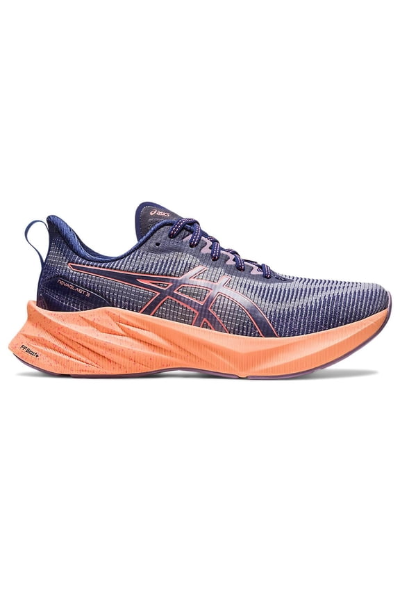 Women's NOVABLAST 3 LE Running Shoes, Size 11 ( Standard ), Indigo Blue/Papaya