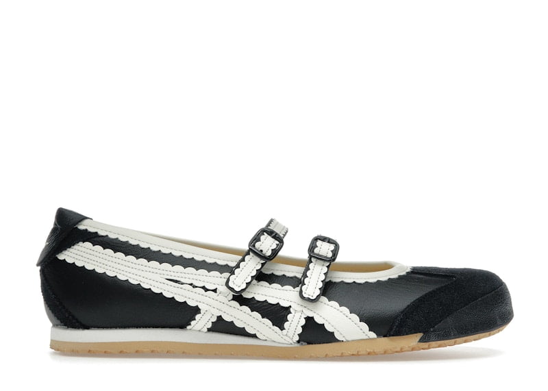 Onitsuka Tiger Mexico 66 TGRSブラック/ クリーム ASICS Women's Onitsuka Tiger Mexico 66 TGRS Black Cream Shoes