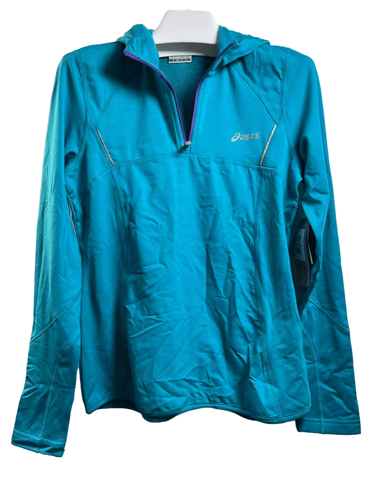 ASICS Women s Quarter Zip Active Athletic Hooded Long Sleeve