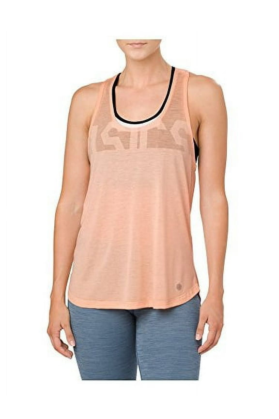 Women's Soft-Touch Racer Tank Apricot Ice Heather Medium 153398-6050