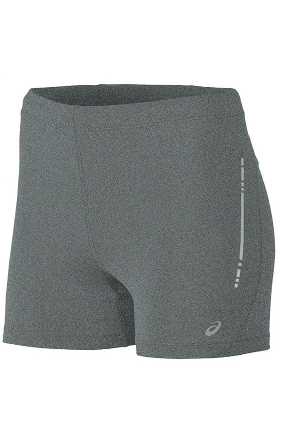 ASICS Women's WS2581 Dark Grey Heather Runbrief/Hot Pants, Sz. X-Small
