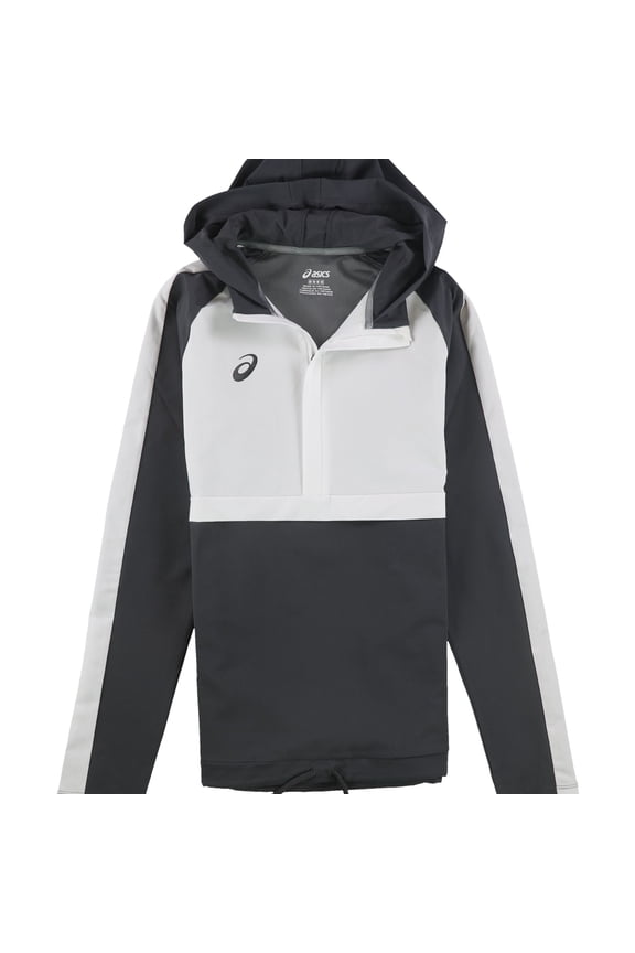 Womens 1/2 Zip Stretch Woven Track Jacket, Grey, Small