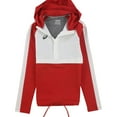 thumbnail image 1 of ASICS Womens 1/2 Zip Stretch Woven Track Jacket, Red, XX-Small, 1 of 2