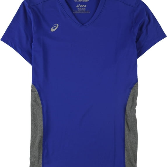 ASICS Womens 2-Tone Jersey, Blue, X-Large