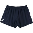 thumbnail image 1 of ASICS Womens 3in Woven Athletic Sweat Shorts, Blue, X-Large, 1 of 2