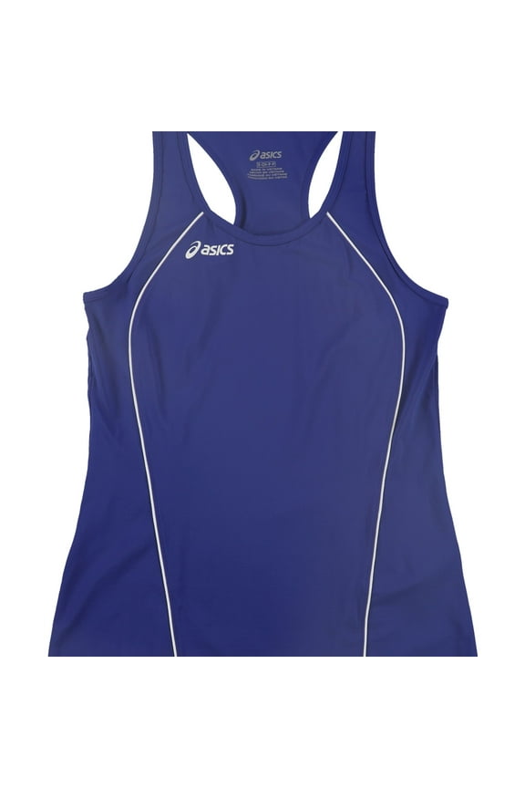 Womens Attacker Racerback Tank Top, Blue, Small
