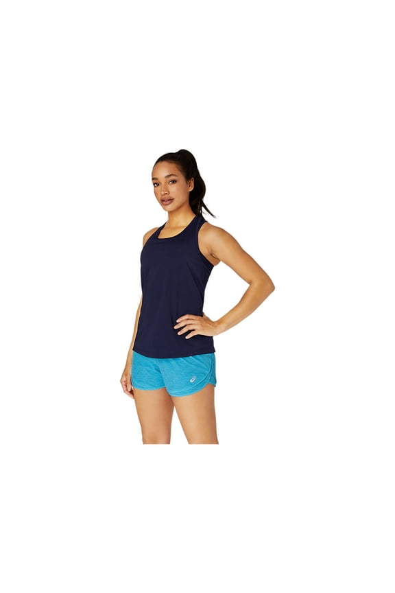 Womens Elyane Mesh Tank Top, Blue, Small