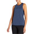 thumbnail image 1 of ASICS Womens Graphic Print Muscle Tank Top, Blue, Small, 1 of 1