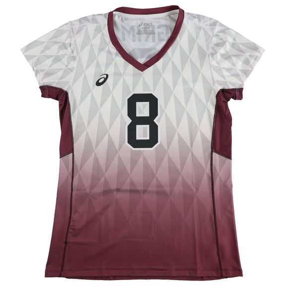 ASICS Womens Grim Jersey, White, Medium