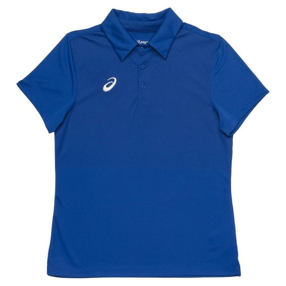 ASICS Womens Hex Polo Shirt, Blue, Medium