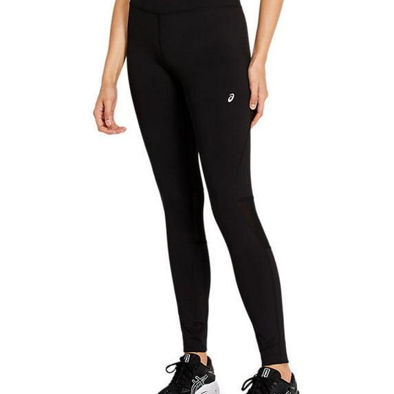 ASICS Womens High-Waist Compression Athletic Pants, Black, Small