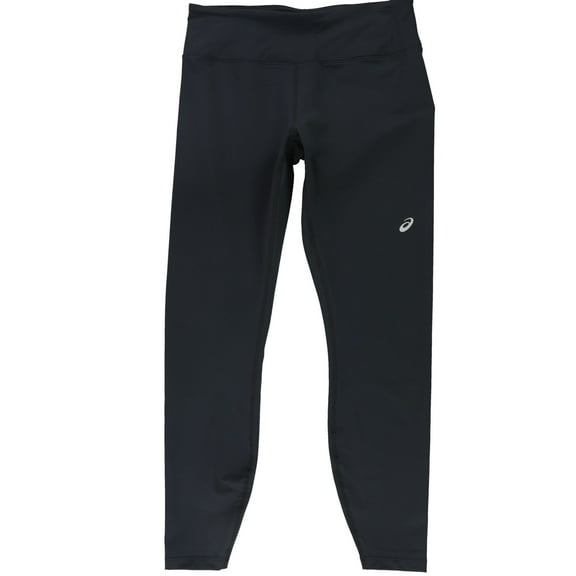 ASICS Womens Logo Compression Athletic Pants, Black, X-Small