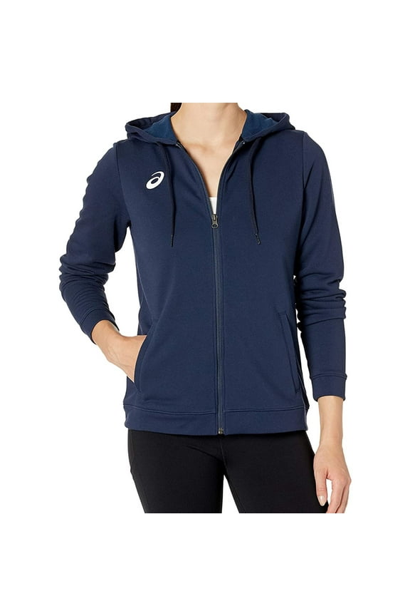 Womens Logo Hoodie Sweatshirt, Blue, Small