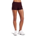 thumbnail image 1 of ASICS Womens Low-Cut Performance Athletic Workout Shorts, Brown, XXX-Small, 1 of 2