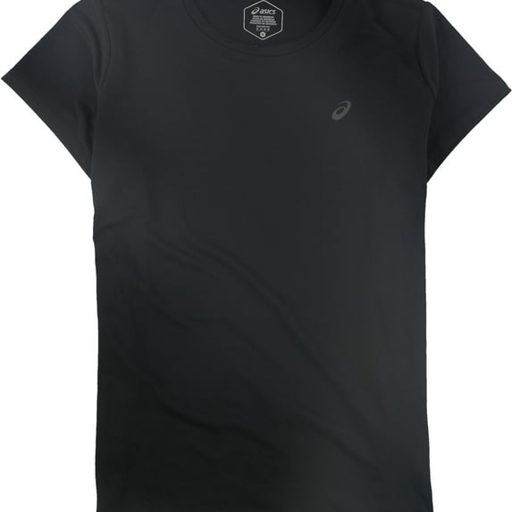 ASICS Womens Race Basic T-Shirt, Black, Small