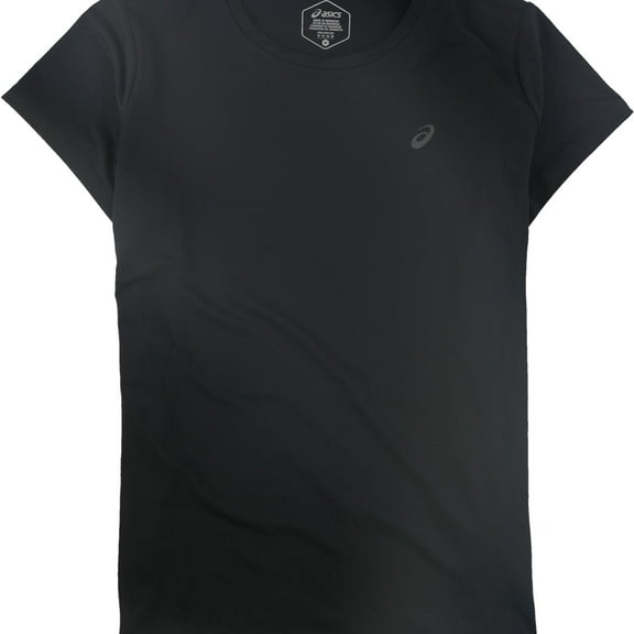 ASICS Womens Race Basic T-Shirt, Black, Small