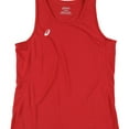 thumbnail image 1 of ASICS Womens Rival II Singlet Tank Top, Red, X-Large, 1 of 2